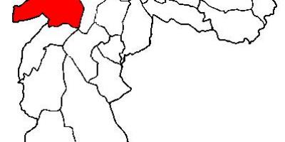 地図Butantã副県サンパウロ