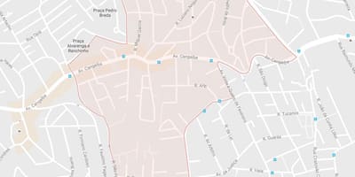 地図Cangaíbaサンパウロ