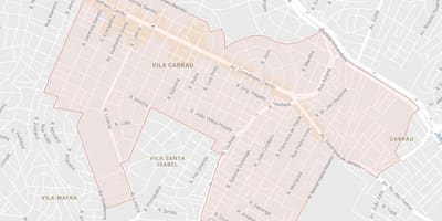地図Carrãoサンパウロ