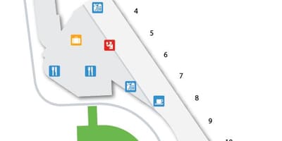 地図のCGHの空港