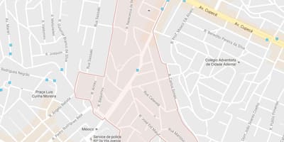 地図Cidade Ademarサンパウロ
