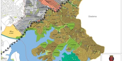 地図Cidade Ademarサンパウロ-職業の土壌