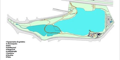 地図Cidade doトロントパーク