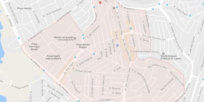 地図Cidade Dutraサンパウロ