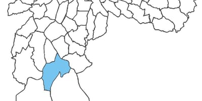 地図Cidade Dutra地区