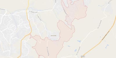 地図Cidade Tiradentesサンパウロ