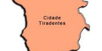 地図Cidade Tiradentesサ県