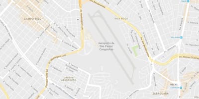 地図Congonhas空港