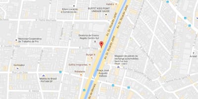地図Cursinoサンパウロ