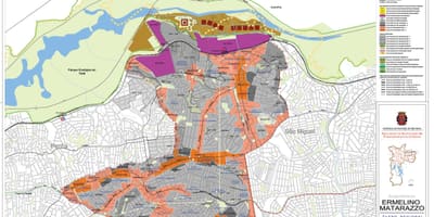 地図Ermelinoマタラッツォサンパウロ-職業の土壌