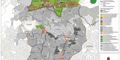 地図FreguesiaいÓサンパウロ-職業の土壌