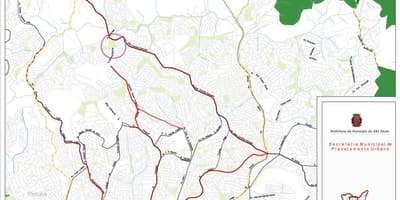 地図FreguesiaいÓサンパウロ-道路