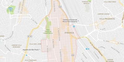 地図Ipirangaサンパウロ