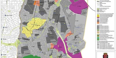 地図Ipirangaサンパウロ-職業の土壌