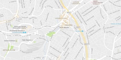 地図Itaqueraサンパウロ