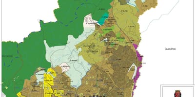 地図Jaçanã-Tremembéサンパウロ-職業の土壌