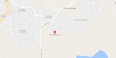 地図Jardim Ângelaサンパウロ