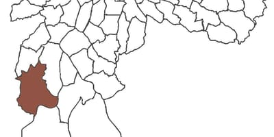 地図Jardim Ângela地区