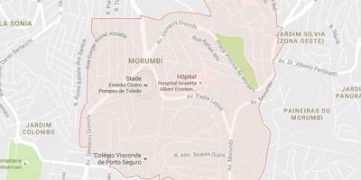 地図Morumbiサンパウロ