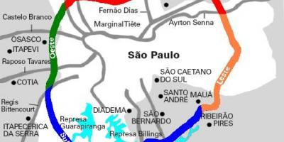 地図Mário Covas道-SP21