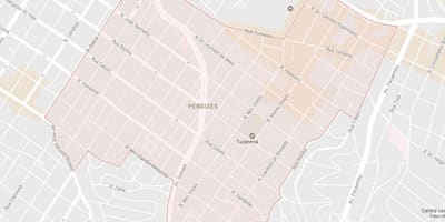 地図Perdizesサンパウロ