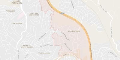 地図Piritubaサンパウロ