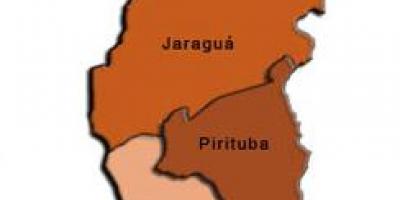 地図Pirituba-ムサブ県