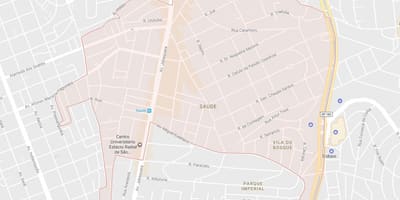 地図Saúdeサンパウロ