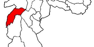 地図Campo Limpo副県サンパウロ