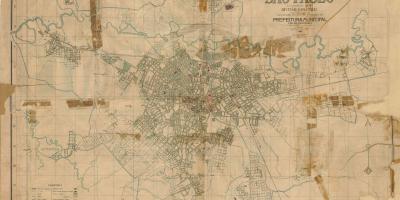 地図の元サンパウロ-1916