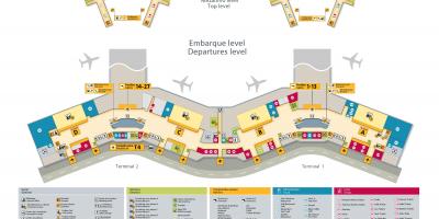 地図の国際空港サンパウロ-のグアルーリョス